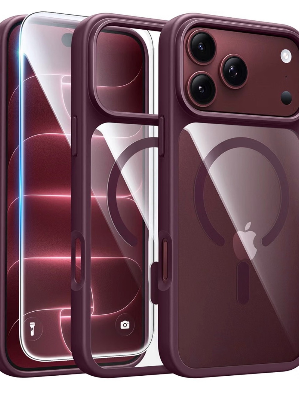 FNTCASE for iPhone 18 Pro Max Case / 17 Pro Max Clear Case Fit for Magsafe New